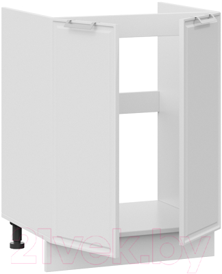 Шкаф под мойку ТриЯ Белладжио 1Н6М (белый/фон белый)