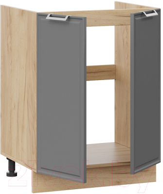 Шкаф под мойку ТриЯ Белладжио 1Н6М (дуб крафт золотой/софт графит)