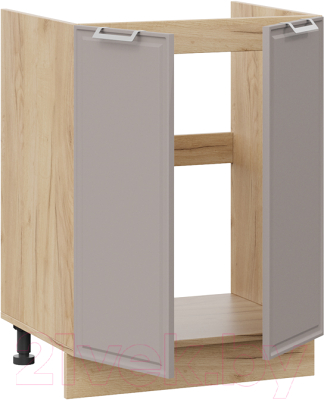 Шкаф под мойку ТриЯ Белладжио 1Н6М (дуб крафт золотой/софт капучино)