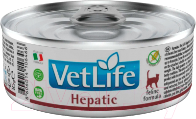 Влажный корм для кошек Farmina Vet Life Natural Diet Cat Hepatic - фото
