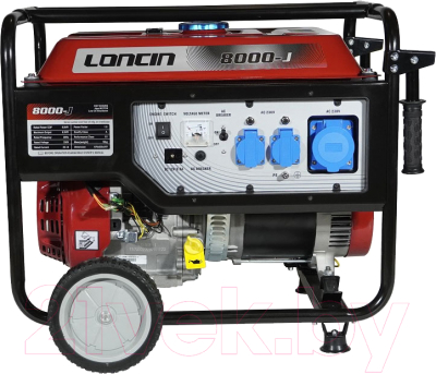 Бензиновый генератор Loncin LC8000-JS - фото