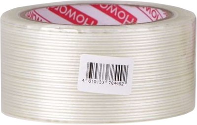 Скотч армированный Howard Упаковочный усиленный продольными стеклянными нитями