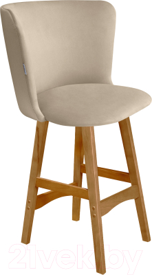 Стул барный Sheffilton SHT-ST36/S65-1 (ванильный лак/светлый орех) - фото