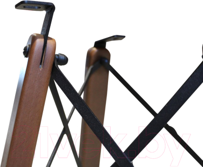 Стул барный Sheffilton SHT-ST36/S80-1 (ночное затмение/темный орех/черный)