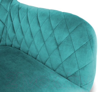 Стул барный Sheffilton SHT-ST38/S80-1 (альпийский бирюзовый/прозрачный лак/черный)