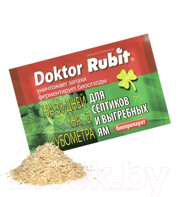 Биоактиватор Rubit Доктор для выгребных ям и септиков