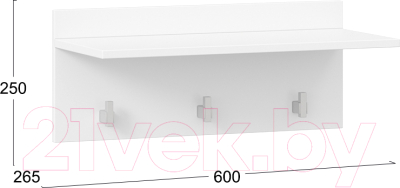 Вешалка для одежды ТриЯ Лайт тип 1