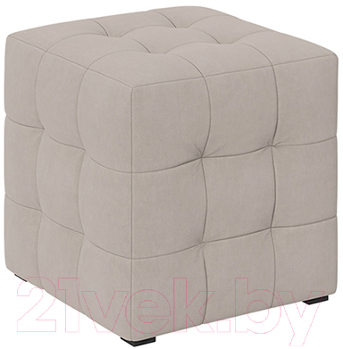 Пуф ТриЯ Тип 1 (велюр мокко светлый) - фото
