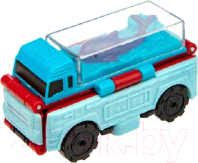 Игрушка-трансформер 1Toy Transcar Double: Дельфино-кар – Автовоз с лодкой / Т21860 - фото