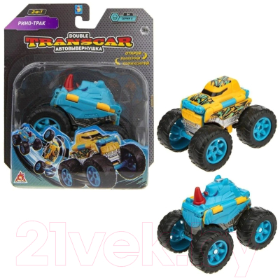 Игрушка-трансформер 1Toy Transcar Double: Рино-трак / Т21864