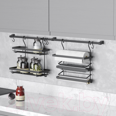 Рейлинговая система Starax S-4522-A (антрацит)