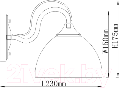 Бра MW light Олимп 318025101