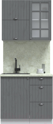 Готовая кухня Интерлиния Берес 0.9Б - фото