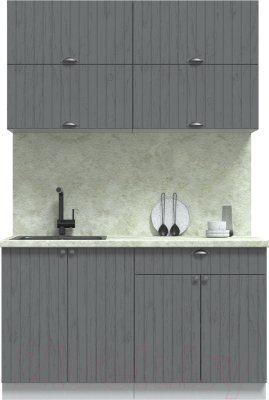 Готовая кухня Интерлиния Берес 1.4Б - фото