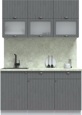 Готовая кухня Интерлиния Берес 1.5Б - фото