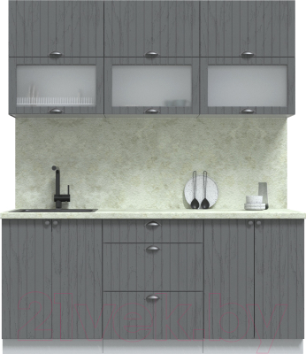 Готовая кухня Интерлиния Берес 1.8Б - фото