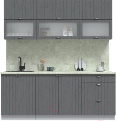 Готовая кухня Интерлиния Берес 2.0Б - фото