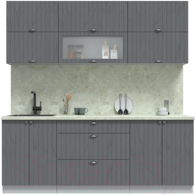 Готовая кухня Интерлиния Берес 2.1Б - фото