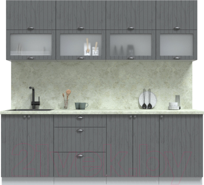 Готовая кухня Интерлиния Берес 2.3Б - фото