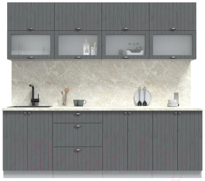 Готовая кухня Интерлиния Берес 2.4Б - фото