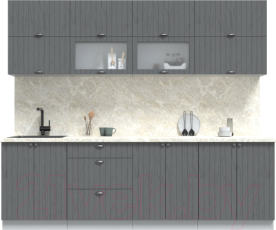 Готовая кухня Интерлиния Берес 2.5Б - фото