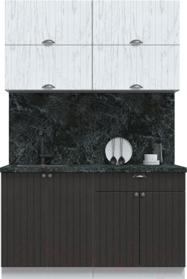 Готовая кухня Интерлиния Берес 1.4Б - фото