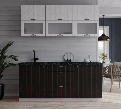 Готовая кухня Интерлиния Берес 1.6Б