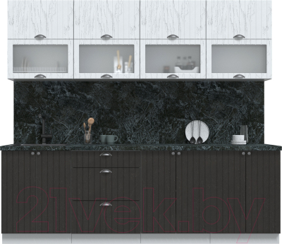 Готовая кухня Интерлиния Берес 2.4Б - фото