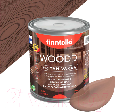 Пропитка для дерева Finntella Wooddi Kaneli / F-29-0-1-FW133 - фото