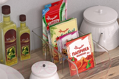 Органайзер для хранения Berossi Raido ИК 70000000 (прозрачный)