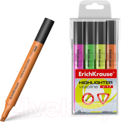 Набор маркеров Erich Krause Visioline V-17 / 56704