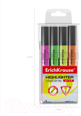 Набор маркеров Erich Krause Visioline V-17 / 56704