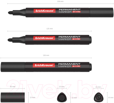 Набор маркеров Erich Krause P-170 / 11797