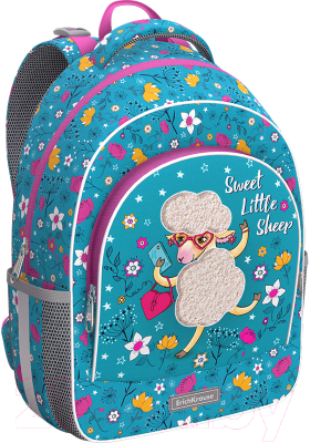 Школьный рюкзак Erich Krause ErgoLine 15L Flower Sheep / 56783 - фото