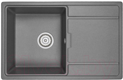 Мойка кухонная GRANULA GR-7804 (графит) - фото