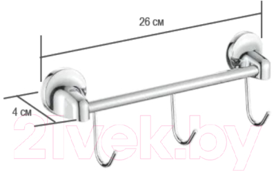 Крючок для ванной Ekko E1716-3