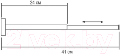 Держатель для полотенца Ekko E1417