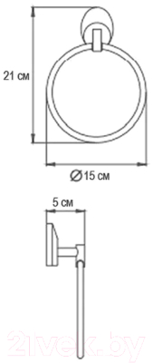 Держатель для полотенца Ekko E1604