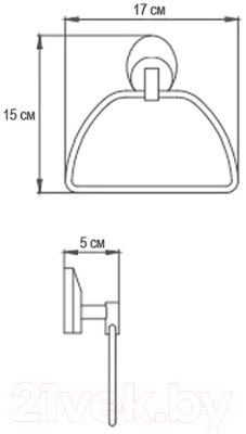 Держатель для полотенца Ekko E1604-2
