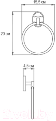 Держатель для полотенца Ekko E1904