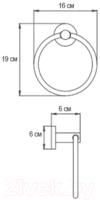 Держатель для полотенца Ekko E3104
