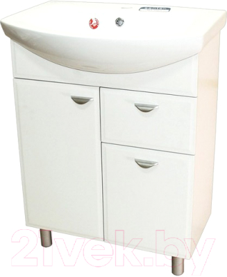 Тумба под умывальник СанитаМебель Лотос 601.650 - фото