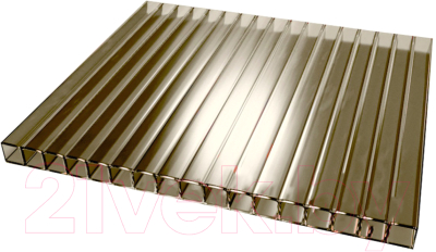 Сотовый поликарбонат TitanPlast 2100x6000x4 0.48кг/м2 - фото