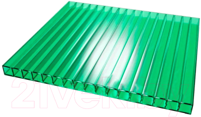 Сотовый поликарбонат TitanPlast 2100x6000x4 0.48кг/м2 - фото