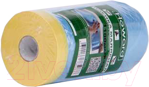 Пленка строительная Howard С малярной клейкой лентой Masking Film - фото