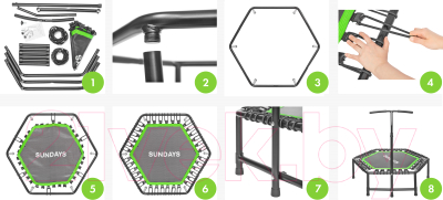 Батут для джампинга Sundays Favorite 48