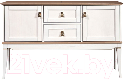 Тумба Гомельдрев Тельма ГМ 6539 Дуб (белый/натуральный дуб) - фото