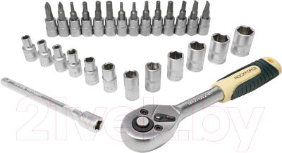 Набор головок, бит RockForce RF-027-5MSA