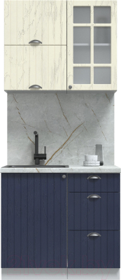 Готовая кухня Интерлиния Берес 0.9Б - фото