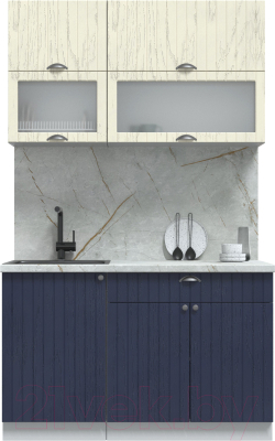 Готовая кухня Интерлиния Берес 1.3Б - фото